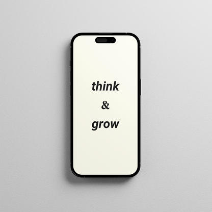 Think & Grow (for when you feel lost)