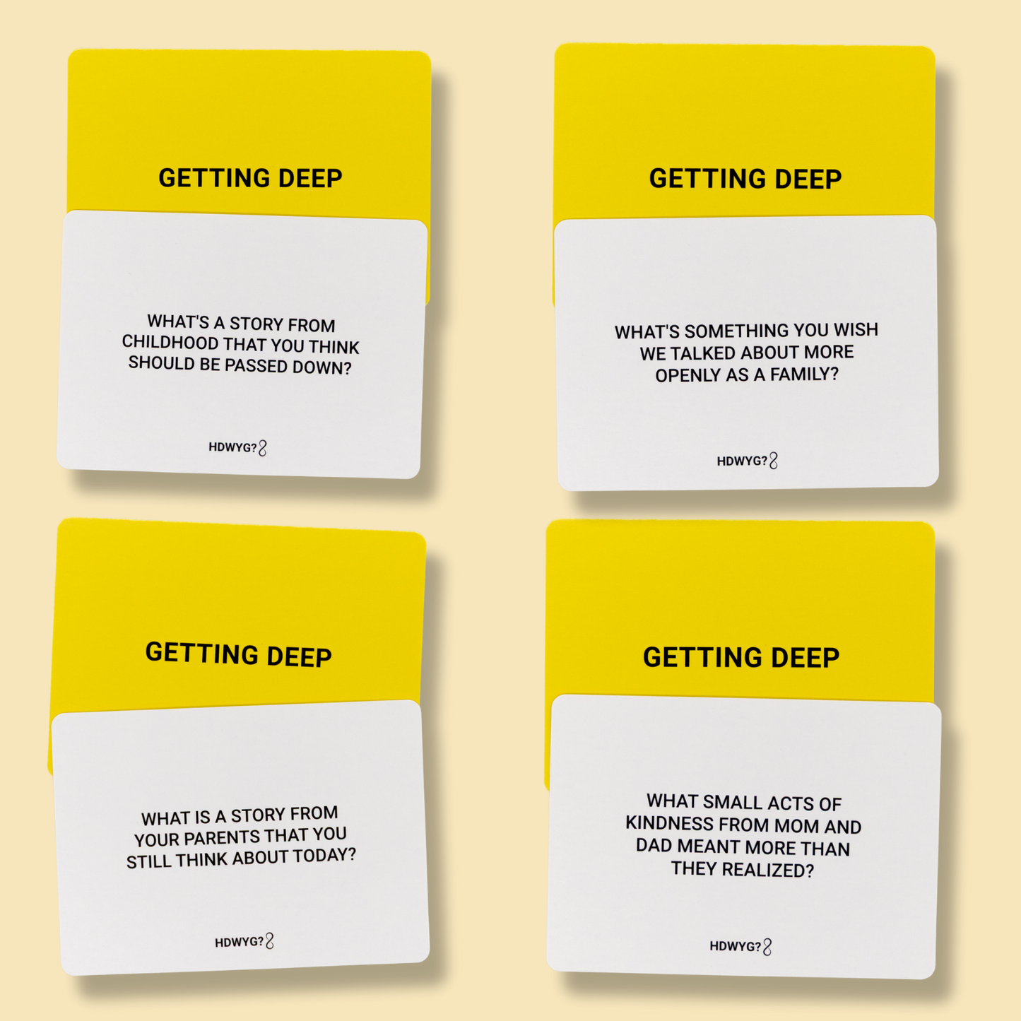 HOW DEEP WILL YOU GO? For Families